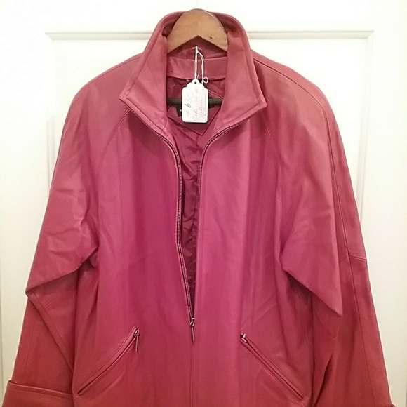 Valerie Stevens Genuine Leather 3/4 coat #63C - Picture 2 of 4